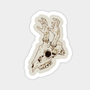 Hand Horns Sticker